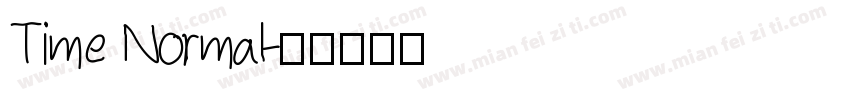 Time Normal字体转换